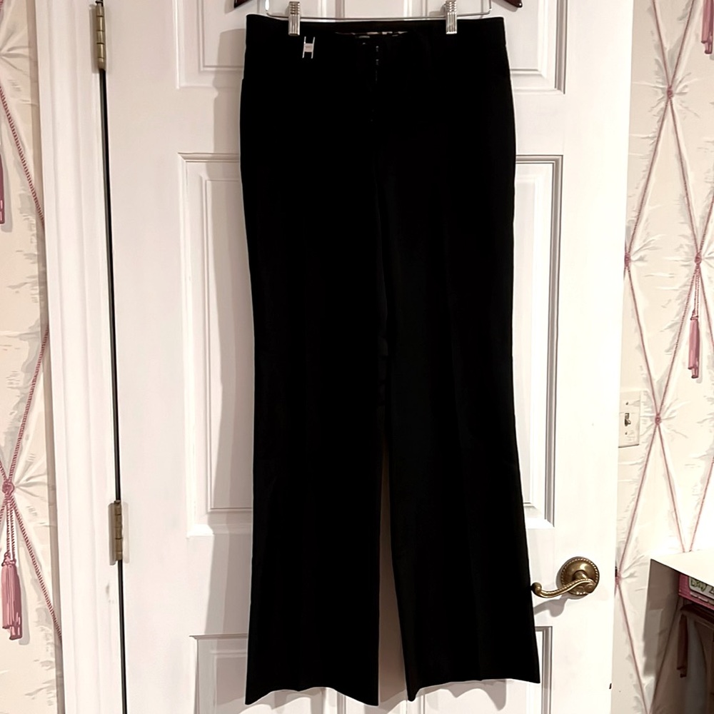 Express Editor Dress Pants/Slacks, Boot Cut, Black